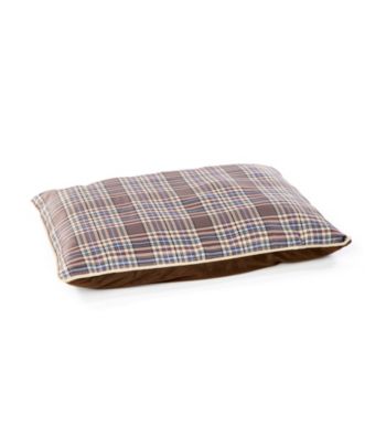 John Bartlett Pet Tan Tartan Plaid Pet Bed