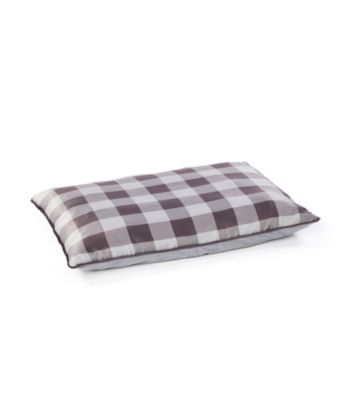 John Bartlett Pet Grey Buffalo Check Pet Bed
