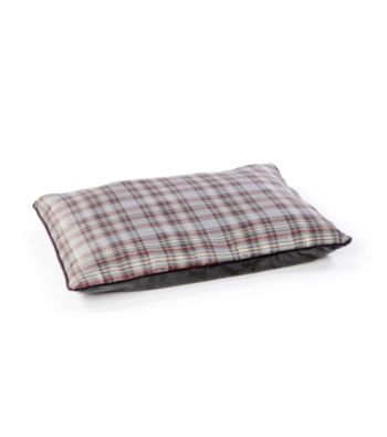 John Bartlett Pet Grey Tartan Plaid Pet Bed