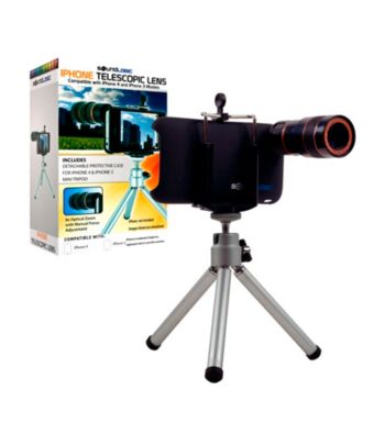 Trademark Home Telescopic 8X Optical Lens & Tripod Kit for iPhone 3 or 4