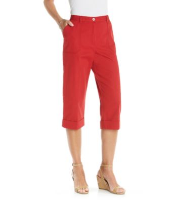Alfred Dunner® Patch Pocket Capri