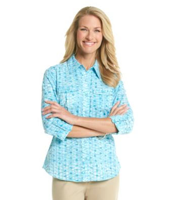 Studio Works® Woven Ocean Dots Shirt