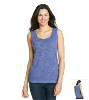 Ruff Hewn Burnout Back-Zip Screen Tank