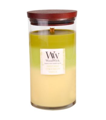 WoodWick® 18-oz. Sweet Pear and Sweet Toffee Layered Candle