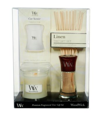 WoodWick® Linen Trio Gift Set