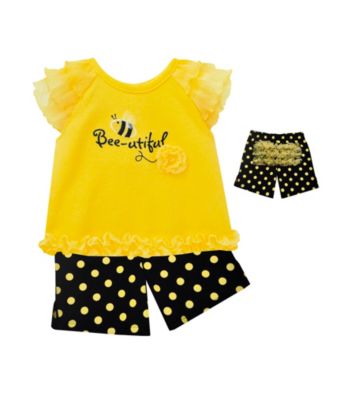 Baby Essentials® Baby Girls' Yellow/Black 