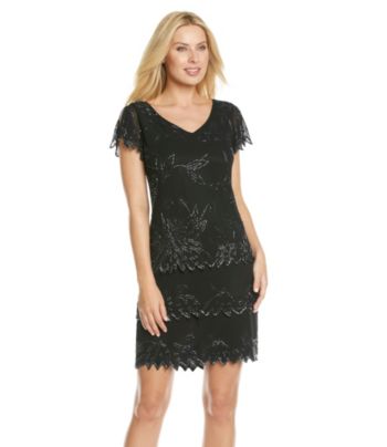 J Kara® Tiered Hem Short Dress