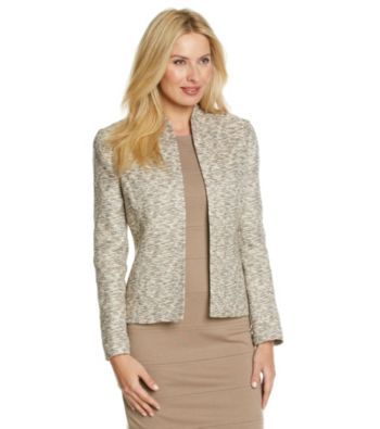 Kasper® Flyaway Tweed Jacket