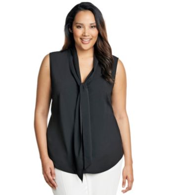 Calvin Klein Plus Size Button Up Woven Blouse