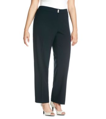 Calvin Klein Plus Size Career Solid Pant