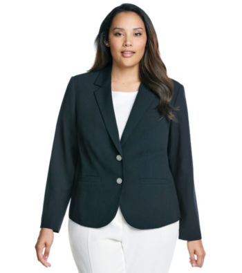 Calvin Klein Plus Size Two Button Jacket