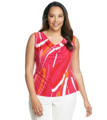 Calvin Klein Plus Size Cowl Neck Cami