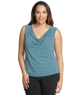 Calvin Klein Plus Size Cowl Neck Cami