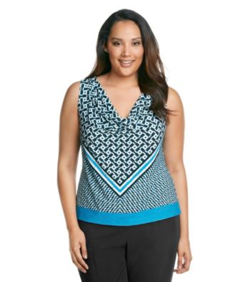 Calvin Klein Plus Size Cowl Neck Cami