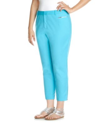 Calvin Klein Plus Size Skinny Pant With Zippers