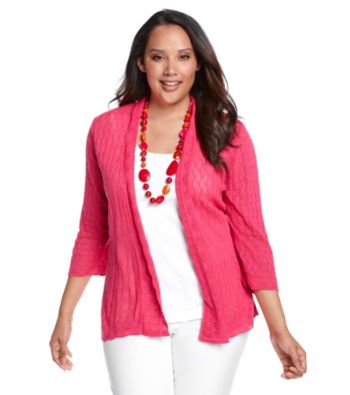 Notations® Plus Size Cardigan