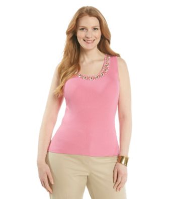 Ruby Rd.® Plus Size Sleeveless Shell