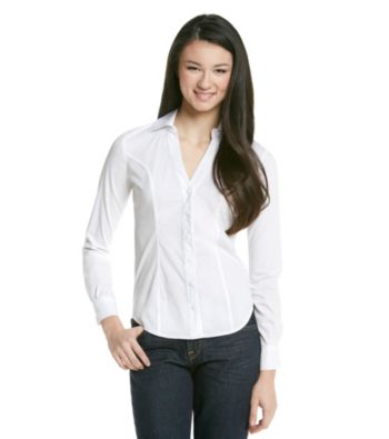 XOXO® Juniors' Fitted Button Down Shirt