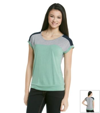 Pink Rose® Juniors' Banded Bottom Colorblock Tee