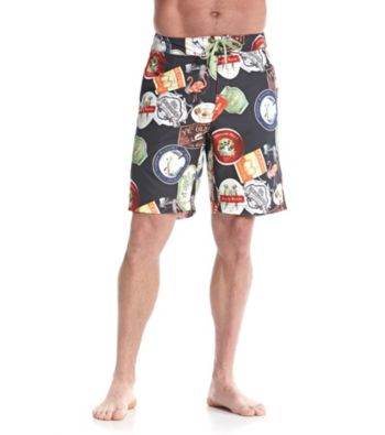 Tommy Bahama® Men's Black Ale Watching Swim Trunks