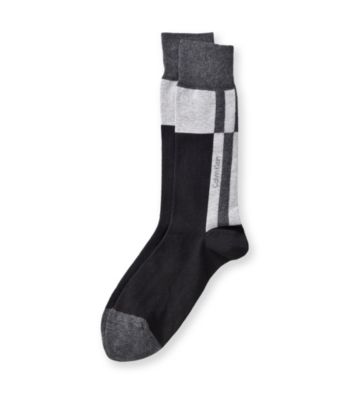 Calvin Klein Men's Cotton Colorblock Crew Sock