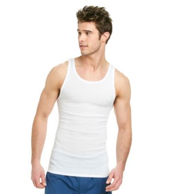 Jockey® Men's White Classic 3-Pack A-Shirt