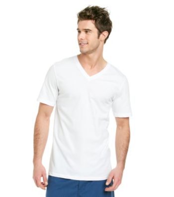 Jockey® Men's White Classic Tall Man 2-Pack V-Neck