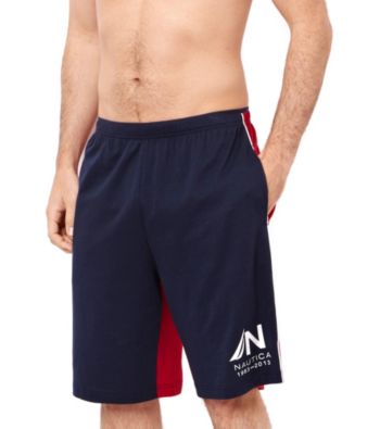 Nautica® Men's Maritime Navy Colorblock Knit Sleep Short
