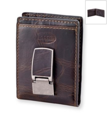 Fossil® Men's Brown Norton Leather Wallet