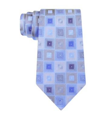 Kenneth Cole REACTION® Men's Blue Bosco Geo Silk Tie
