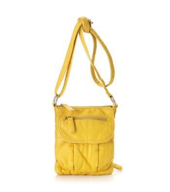 GAL Washed Mini Croc Crossbody
