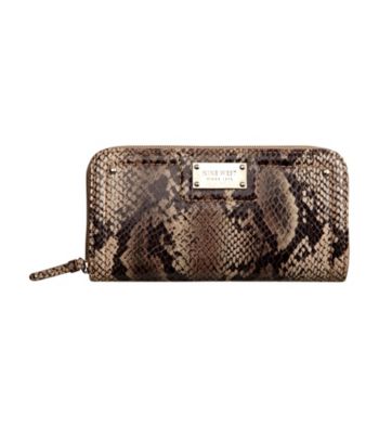 Nine West® Table Treasures Zip Around Wallet - Natural
