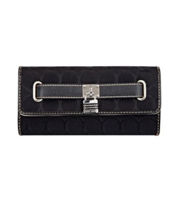 Nine West® 9's Jacquard Checkbook Secretary - Black