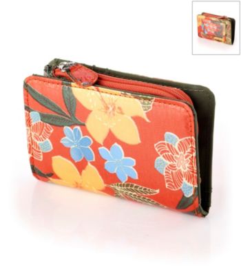 Relativity® Midi Wallet - Orange Tropical Floral
