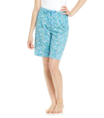 KN Karen Neuburger Knit Bermuda Shorts - Le Mer Blue