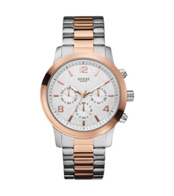 Guess Two Tone Bold Contemporary Chronograpgh Watch
