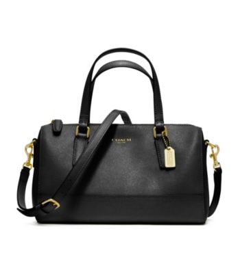 COACH SAFFIANO LEATHER MINI SATCHEL