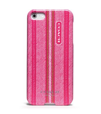 COACH TICKING STRIPE IPHONE 5 CASE