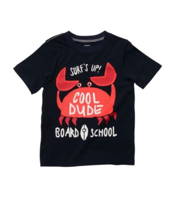 Carter's® Boys' 4-7 Navy Short Sleeve 