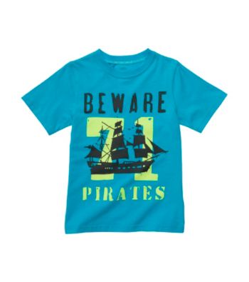 Carter's® Boys' 4-7 Turquoise Short Sleeve 