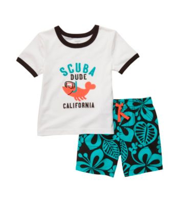 Carter's® Boys' 2T-4T White 2-pc. 