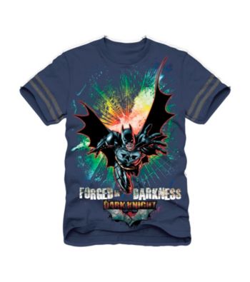 Batman® Boys' 4-7 Navy Short Sleeve 