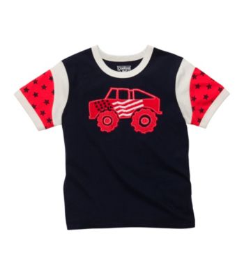 OshKosh B'Gosh® Boys' 2T-4T Navy Short Sleeve Monster Truck Tee