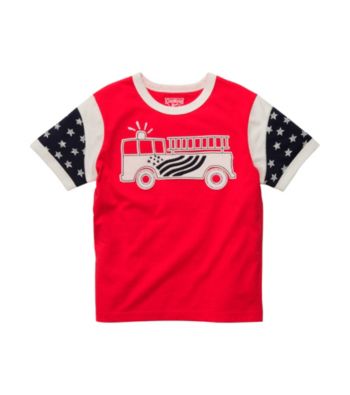 OshKosh B'Gosh® Boys' 2T-4T Red Short Sleeve Firetruck Tee