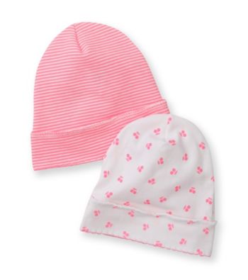 Carter's® Baby Girls' Pink/White 2-pk. Hats