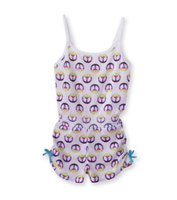 Sugar Sweet Girls' 5-16 White Peace Romper