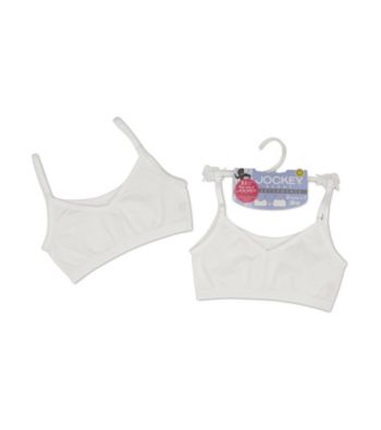 Jockey® Girls' White 2-way Crop Top
