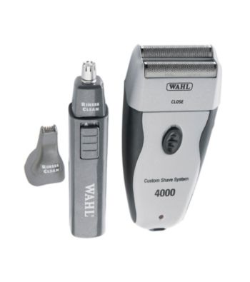Wahl® Custom 4000 Rechargeable Cordless Shave System with Bonus Personal Trimmer