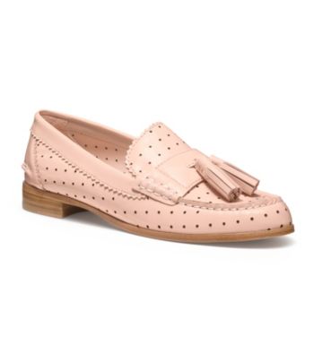 COACH HAYDEE PERFORATED PATENT LOAFER