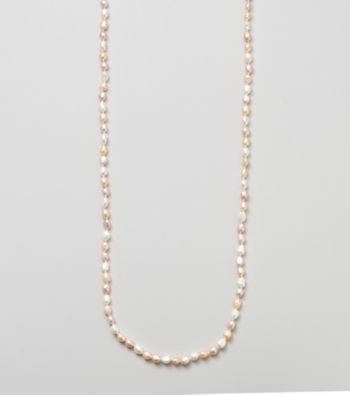 Genuine Freshwater Baroque Pearl Knotted Endless Necklace